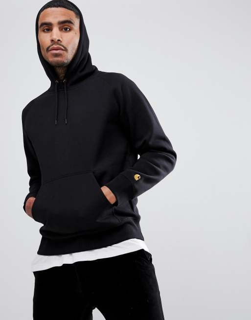 Carhartt WIP Chase Hoodie In Black