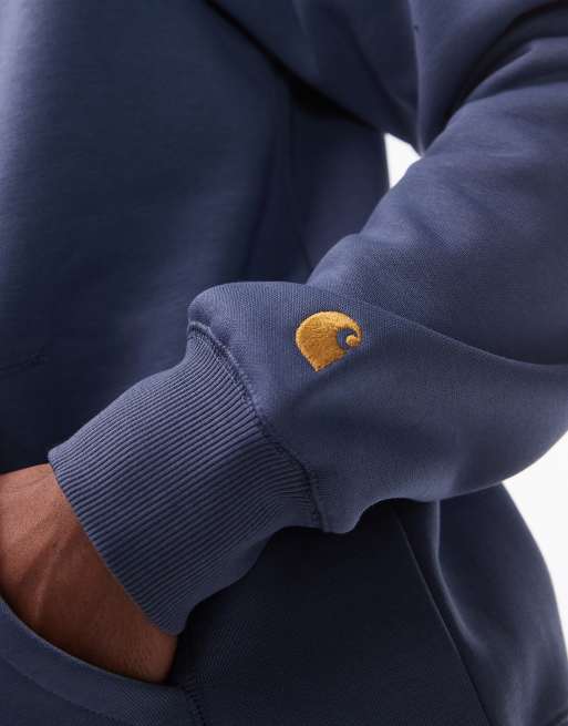 Carhartt WIP - Chase - Hoodie in blauw, 3 van 4