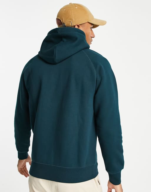 Carhartt chase 2025 hoodie bottle green