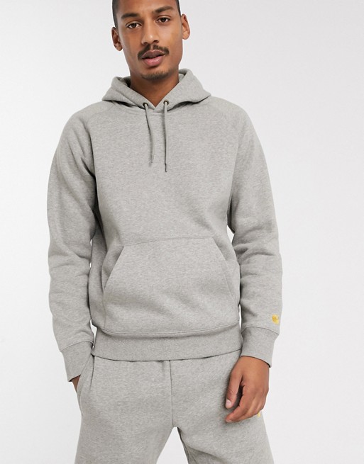 Carhartt WIP Chase hoodie in grey