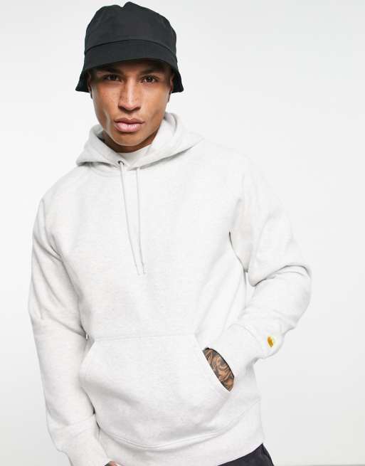 Carhartt WIP Chase hoodie in grey | ASOS