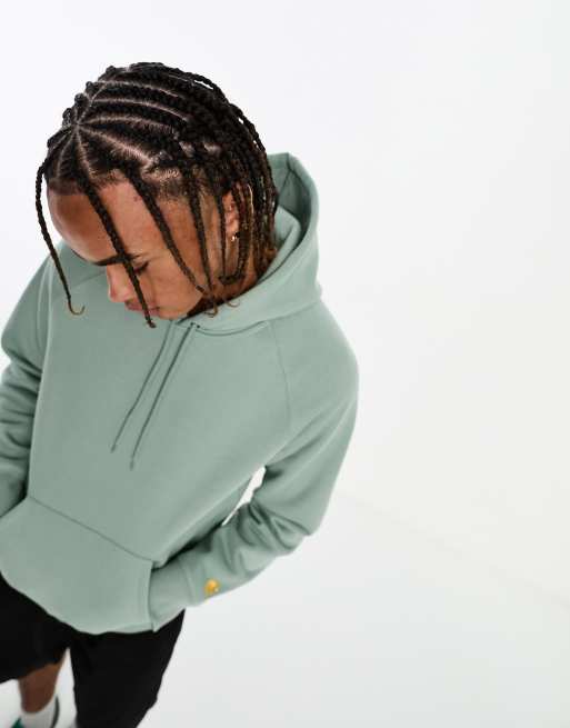 Carhartt WIP - Chase - Hoodie in groenblauw