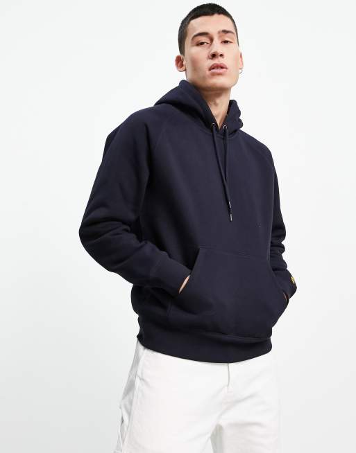 Carhartt WIP chase hoodie in navy