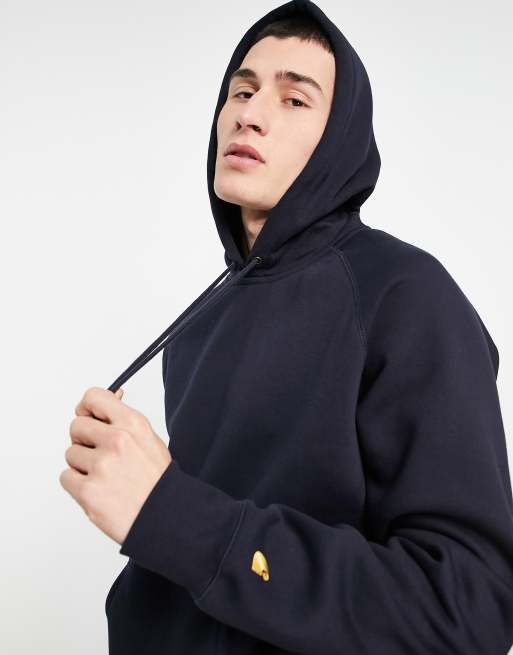 Carhartt WIP chase hoodie in navy