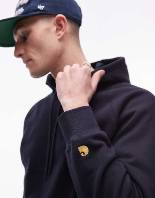 Carhartt chase best sale hoodie black