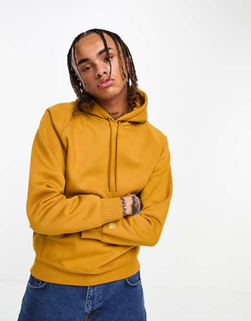 Carhartt WIP chase hoodie in orange | ASOS