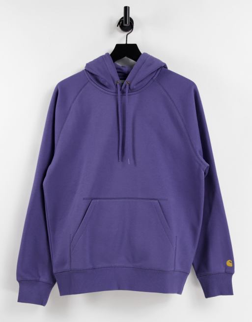 Carhartt WIP Chase hoodie in purple | ASOS