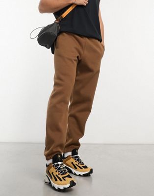 Carhartt WIP chase joggers in brown