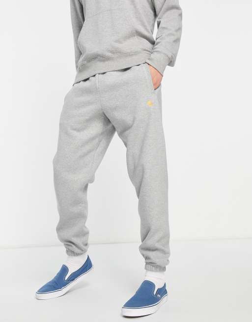 Carhartt WIP chase joggers in grey | ASOS