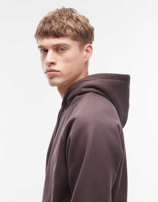 Carhartt WIP – Chase – Kapuzenpullover in dunklem Schokoladenbraun, 4 von 5