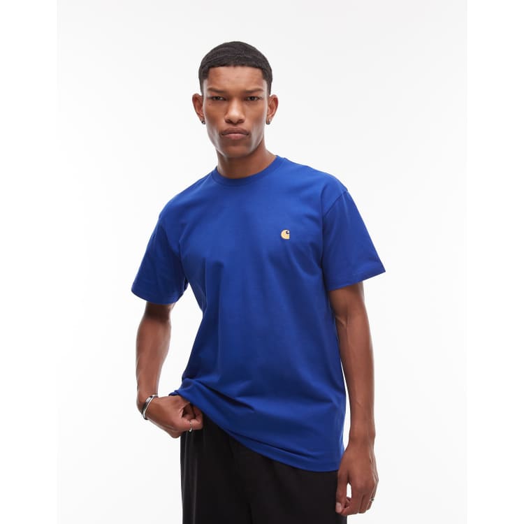 Tシャツ・カットソー CARHARTT WIP 'Chase' T-shirt Blue 208502917-1-blue?$n_750w$&wid=