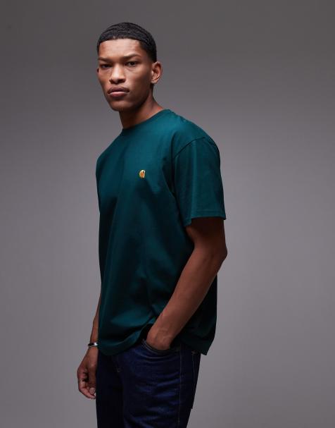 Carhartt WIP Chase loose fit t-shirt in forest green - view 1