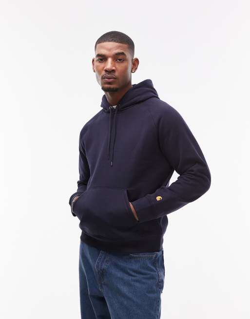 Carhartt WIP - Chase - Mørk marineblå hættetrøje