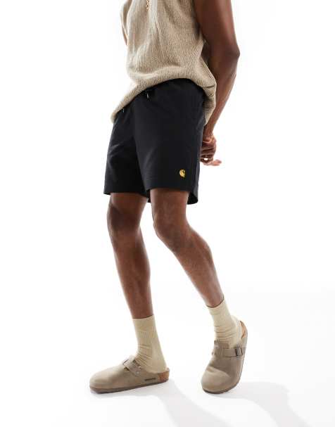 Carhartt WIP - Chase - Pantaloncini da bagno neri - view 1