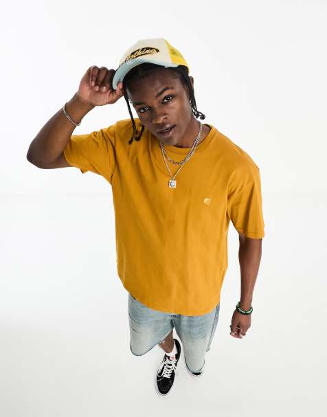 Carhartt WIP – Chase – Pomarańczowy T-shirt - view 1