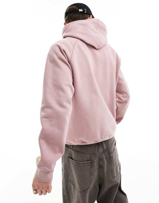 Carhartt WIP – Chase – Różowa bluza z kapturem, 2 z 4