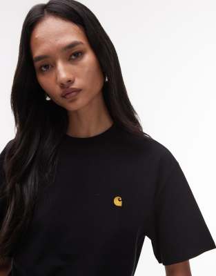 Carhartt WIP - Chase - Schwarzes T-Shirt