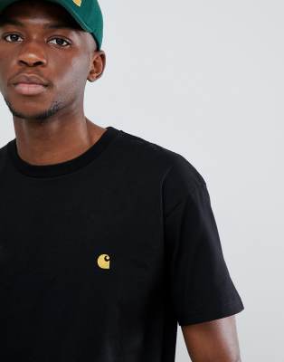 Carhartt WIP – Chase – Schwarzes T-Shirt