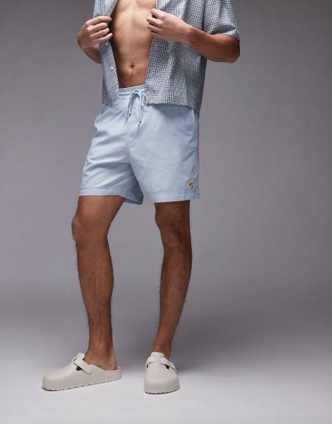 Carhartt WIP - Chase - Short de bain - Bleu moyen - view 1