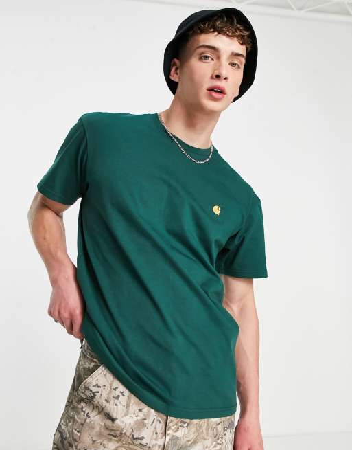 Carhartt WIP – Chase – Skogsgrön t-shirt