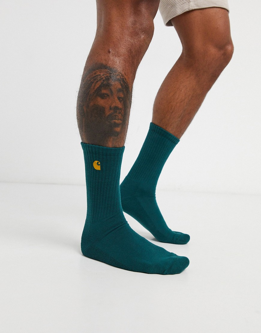 Carhartt WIP Chase sock in green