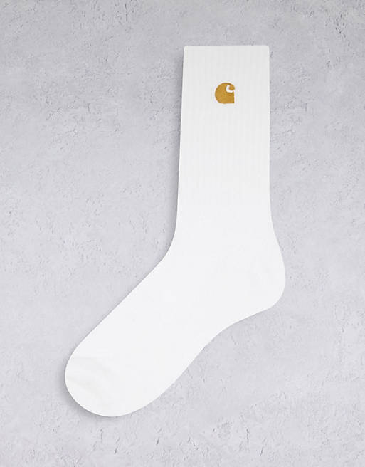 Underwear & Socks Socks/Carhartt WIP Chase sock in white 