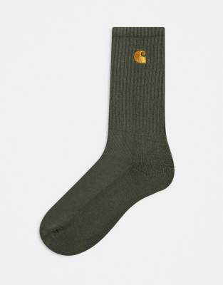 Carhartt WIP - Chase - Socken in Khaki-Grün