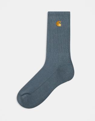 Carhartt WIP - Chase - Socken in Staubblau
