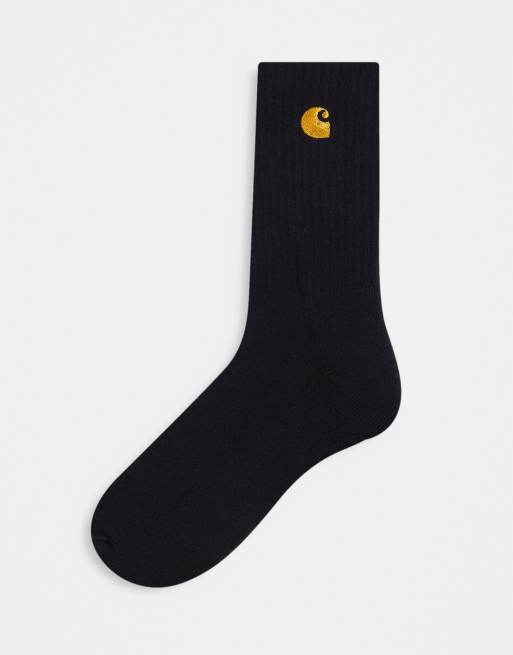 Carhartt WIP chase socks in black | ASOS