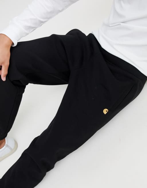 Carhartt WIP Chase sorte joggingbukser, 3 af 4