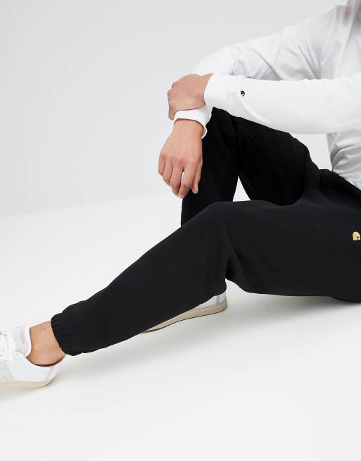 Carhartt WIP Chase sorte joggingbukser, 4 af 4