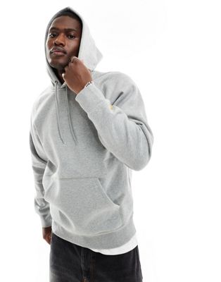 Carhartt WIP chase hoodie in grey - ASOS Price Checker