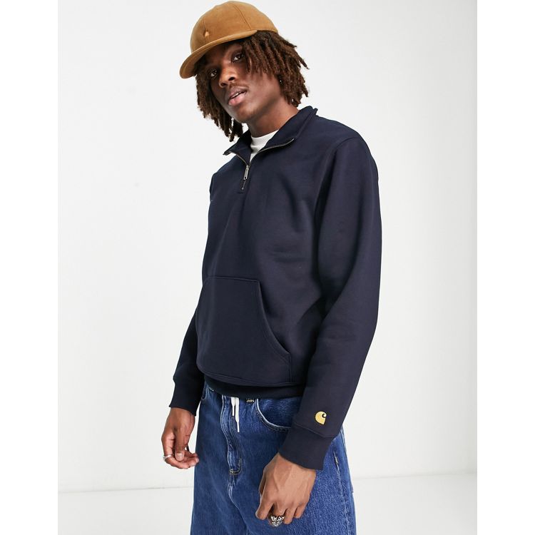 Sweat Zippé Bleu Carhartt Wip - Homme