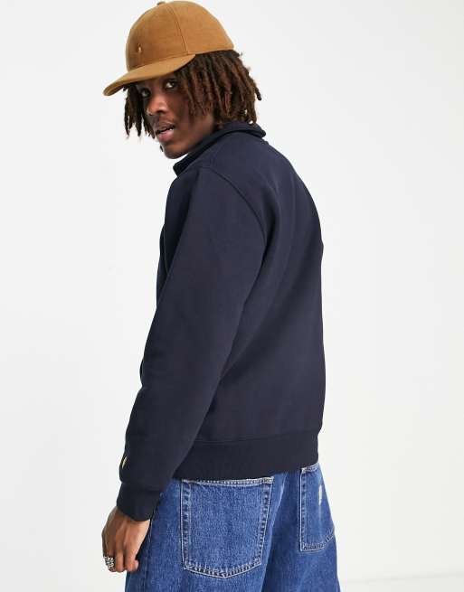 Carhartt WIP - Chase - Sweat à col zippé - Bleu marine, 2 de 4