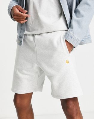 Carhartt WIP chase sweat shorts in grey