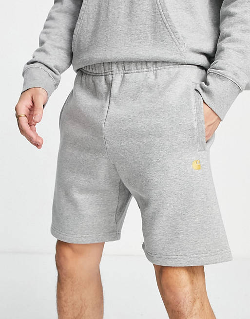 Shorts Carhartt WIP chase sweat shorts in grey 