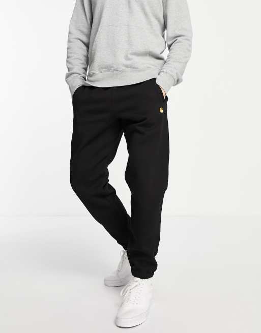 Carhartt WIP chase sweat sweatpants in black