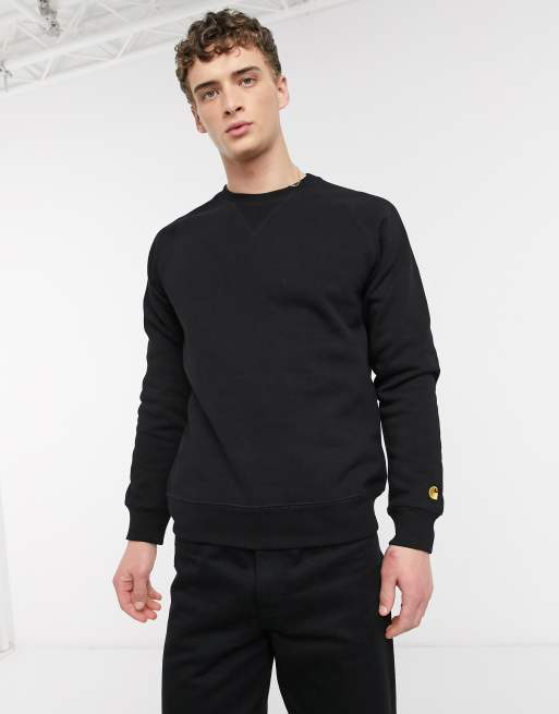 Carhartt chase 2025 sweatshirt black