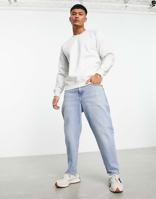 Carhartt WIP Chase Sweatshirt In Gray ASOS