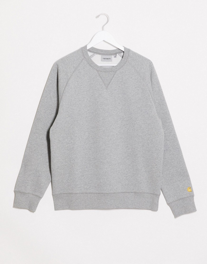 Carhartt WIP- Chase - Sweatshirt in grijs