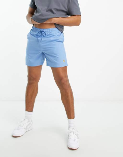 Carhartt WIP chase swim shorts in blue | ASOS