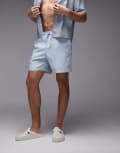 [Carhartt WIP] Carhartt WIP Chase swim trunks in mid blue W36-38 Mid Blue