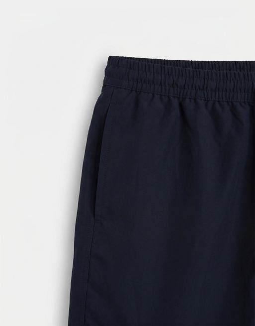 Carhartt WIP chase swim trunks in navy, 8 of 9