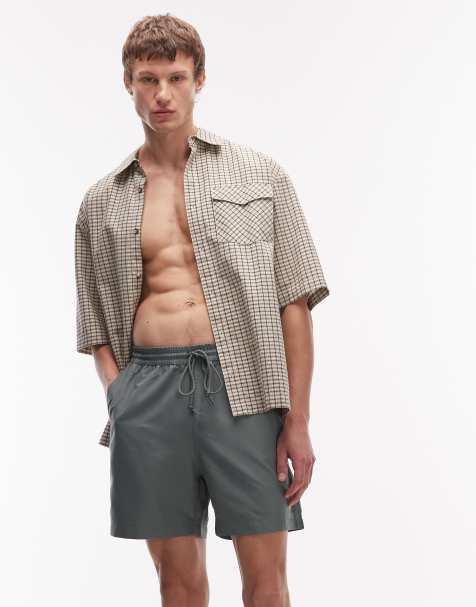 Carhartt WIP – Chase – Szałwiowozielone kąpielówki - view 1