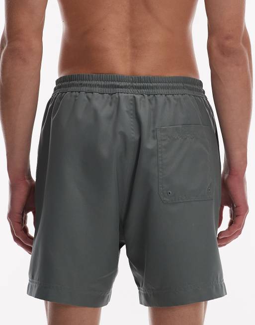 Carhartt WIP – Chase – Szałwiowozielone kąpielówki, 5 z 5