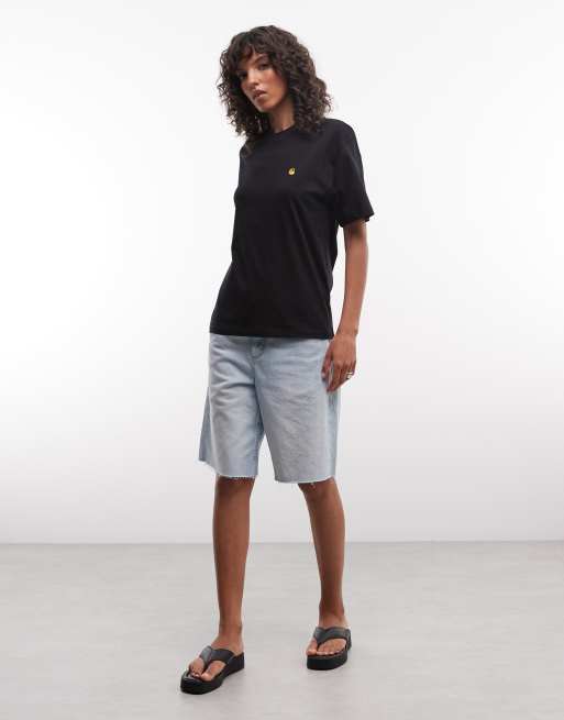 Carhartt WIP Chase T-shirt i sort, 2 af 4