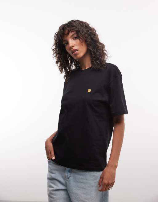 Carhartt WIP Chase T-shirt i sort, 3 af 4