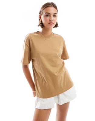 Carhartt WIP - Chase - T-Shirt in Beige-Neutral