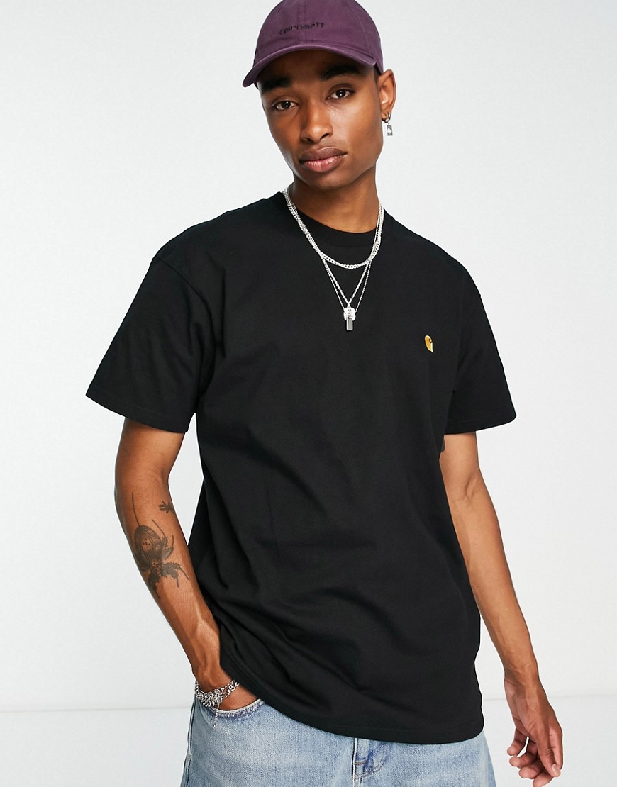 Carhartt WIP chase t-shirt in black