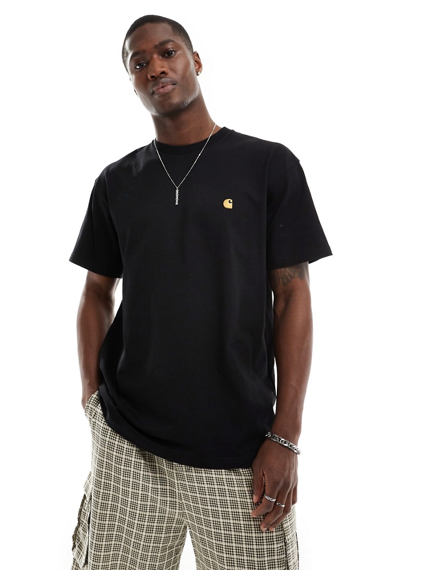 Carhartt WIP chase t-shirt in black